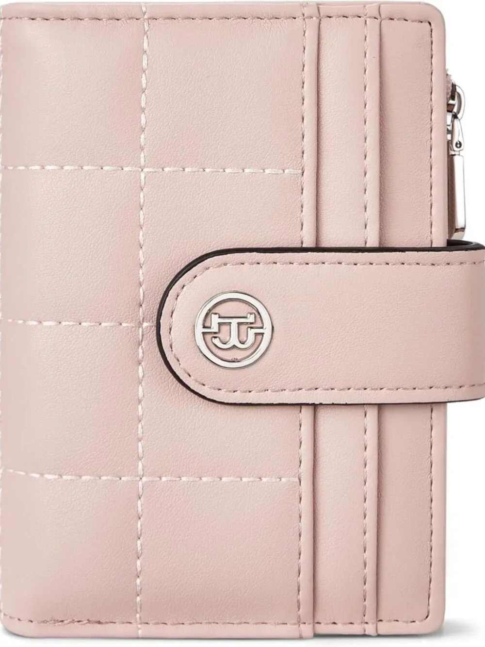 Compact RFID Blocking Leather Wallet for Women - Small Card Holder, Stylish
